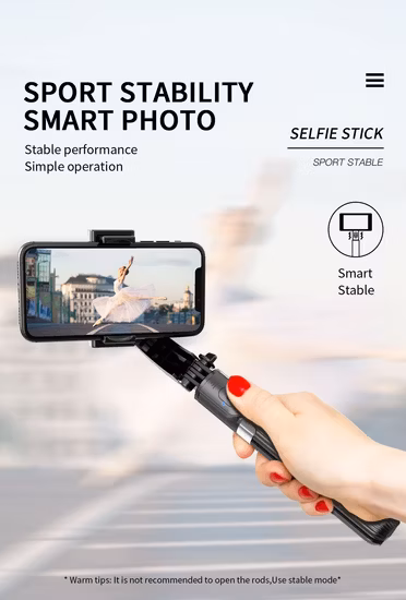 3-Axis Foldable Gimbal Stabilizer Handheld Gimbal Portable Smart Gimbal Stabilizer for iPhone for Xiaomi Smartphone Action Camera Tiktop Vlog or Live